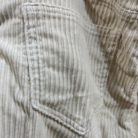 Women’s Corduroy Wide leg Plus size 18W Ivory Pants - Picture 9 of 10